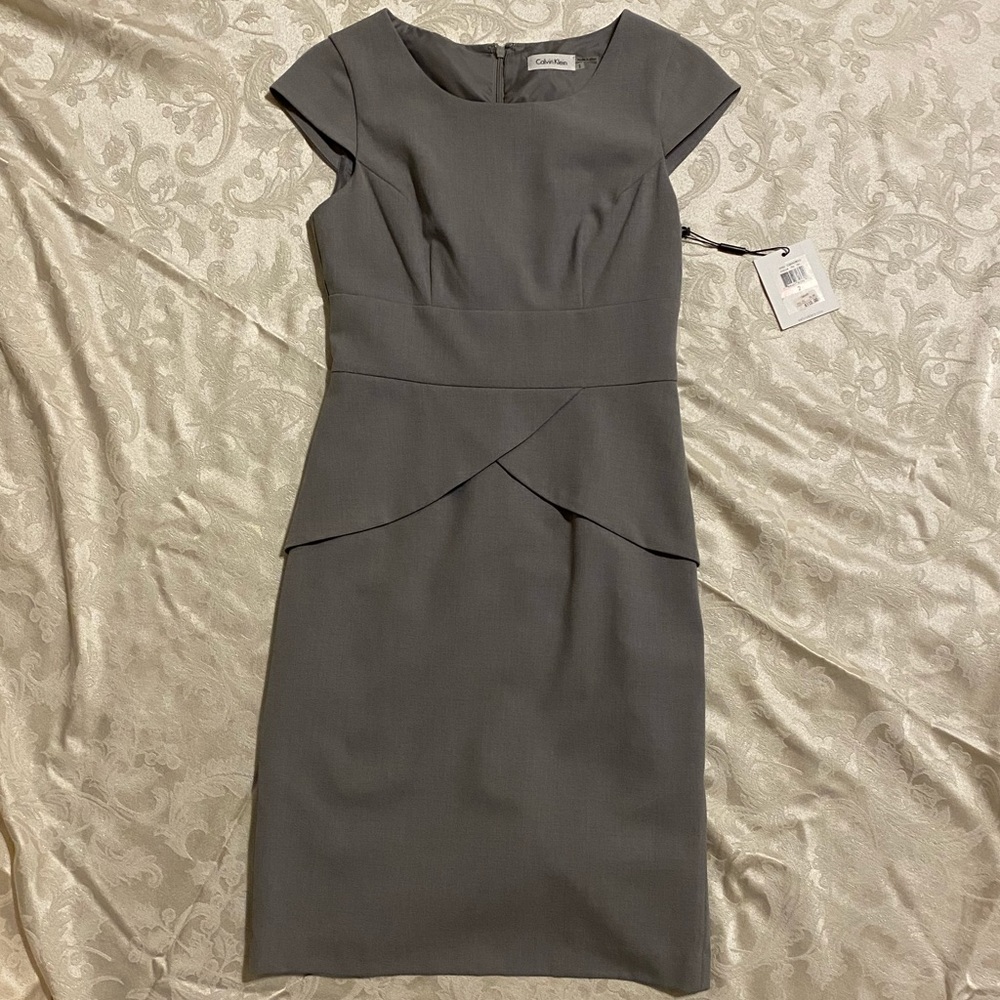 Calvin Klein Peplum Dress